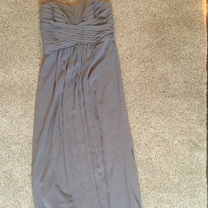 Grey flowing dress